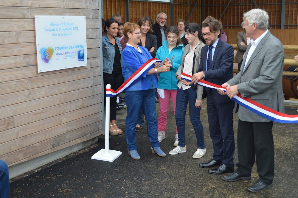 photo La Fondation d’Entreprise Banque Populaire Atlantique et l’équithérapie