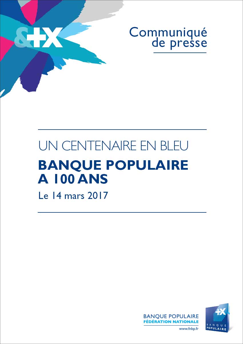 Communiqué de Presse Centenaire des Banques Populaires