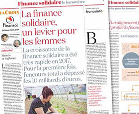 photo Forte progression de la finance solidaire en 2017